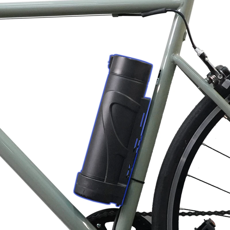 Kit de conversión de bicicleta eléctrica con accionamiento de fricción de 36V y 250W para bicicletas de montaña y de carretera de 20-29 pulgadas con acelerador de pulgar