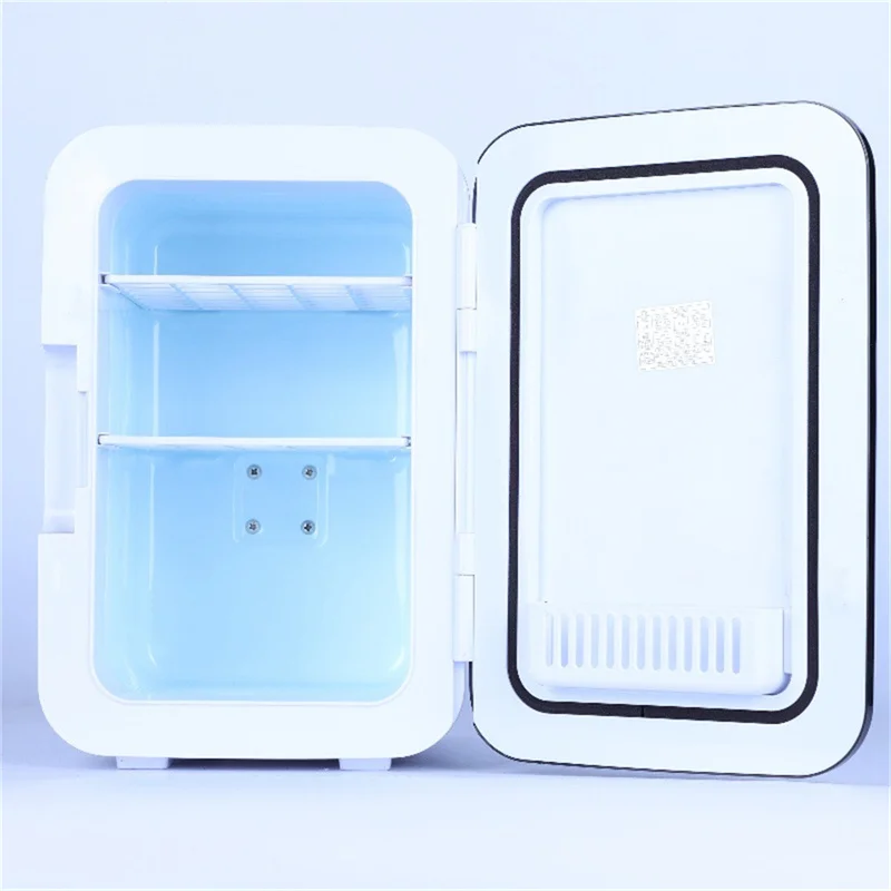 

Portable 10L Hot and Cold Dual Refrigerator Car and Home Dual Beauty Dormitory Students Quiet Low Noise Small Refrigerator