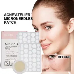 72pieces Face Patches For Pimples Microneedles Drying Patch Blemish Covering Stickers Invisible Spot Care Beauty Dropshippi E1A2