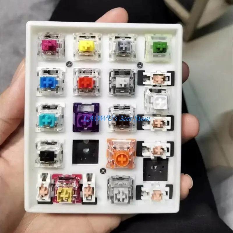 Y8AD 40pieces Taste meccaniche stabilizzatori switch satellite Film per accessori per computer