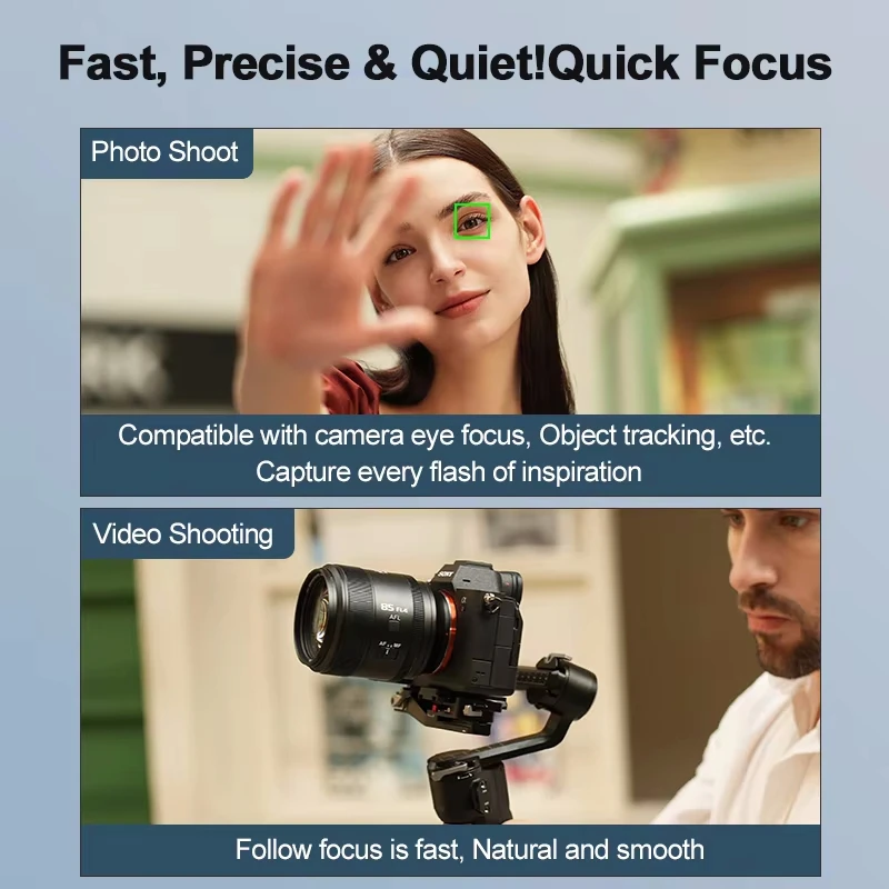 Sirui 85 مللي متر f1.4 كامل الإطار عدسات تركيز تلقائي لسوني A6700 A7C2 A7CR A7 نيكون Z50 Z6 Z8 ZFC zf Fujifilm X LUMIX لايكا L S1R2 SL2 #6