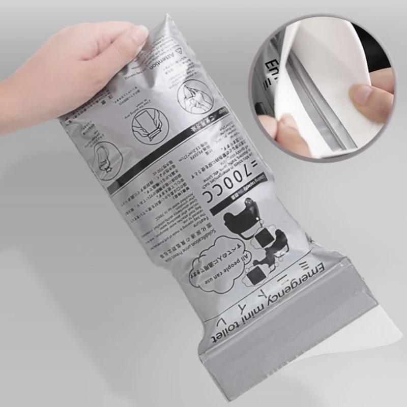 Outdoor Emergency Urinate Bags 700ml Easy Take Piss Bags Travel Mini Mobile Toilet For Baby Women Men Vomit Bag