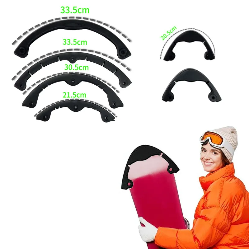 Ski Board Anti-collision Strip Snowboard Protection Strip Snowboard Curved Anti-Collision Strips Skateboard Deck Cover Accessary