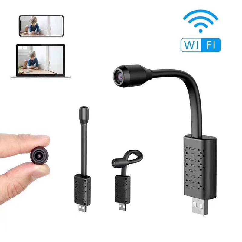 Mini Camera U21 A9 Mini Camera 4K Wifi Portable P2P IP/AP Remote Control USB Surveillance Camera HD 1080P