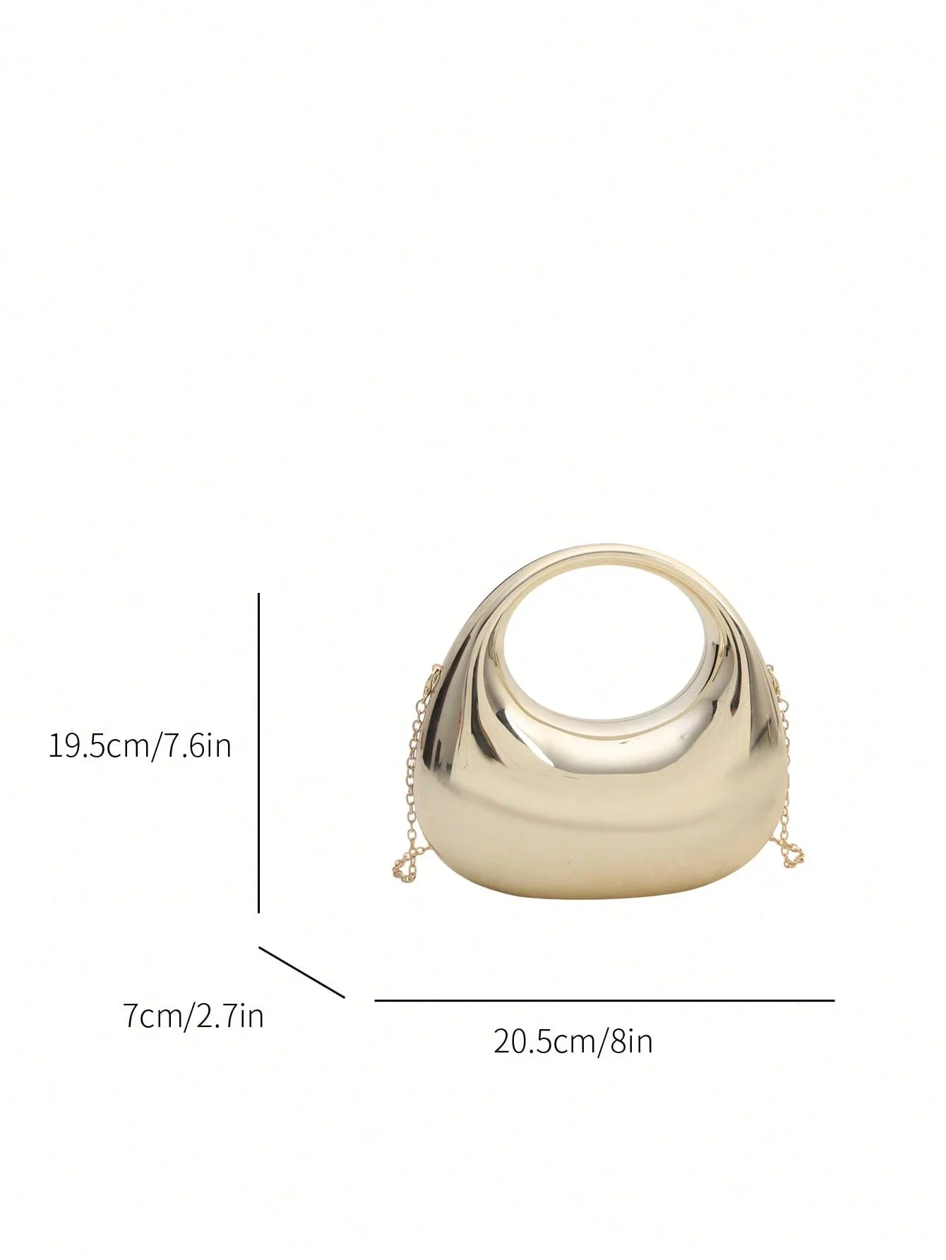 

Металлическая акриловая сумка через плечо для женщин, сумка на цепочке, элегантный вечерний клатч
