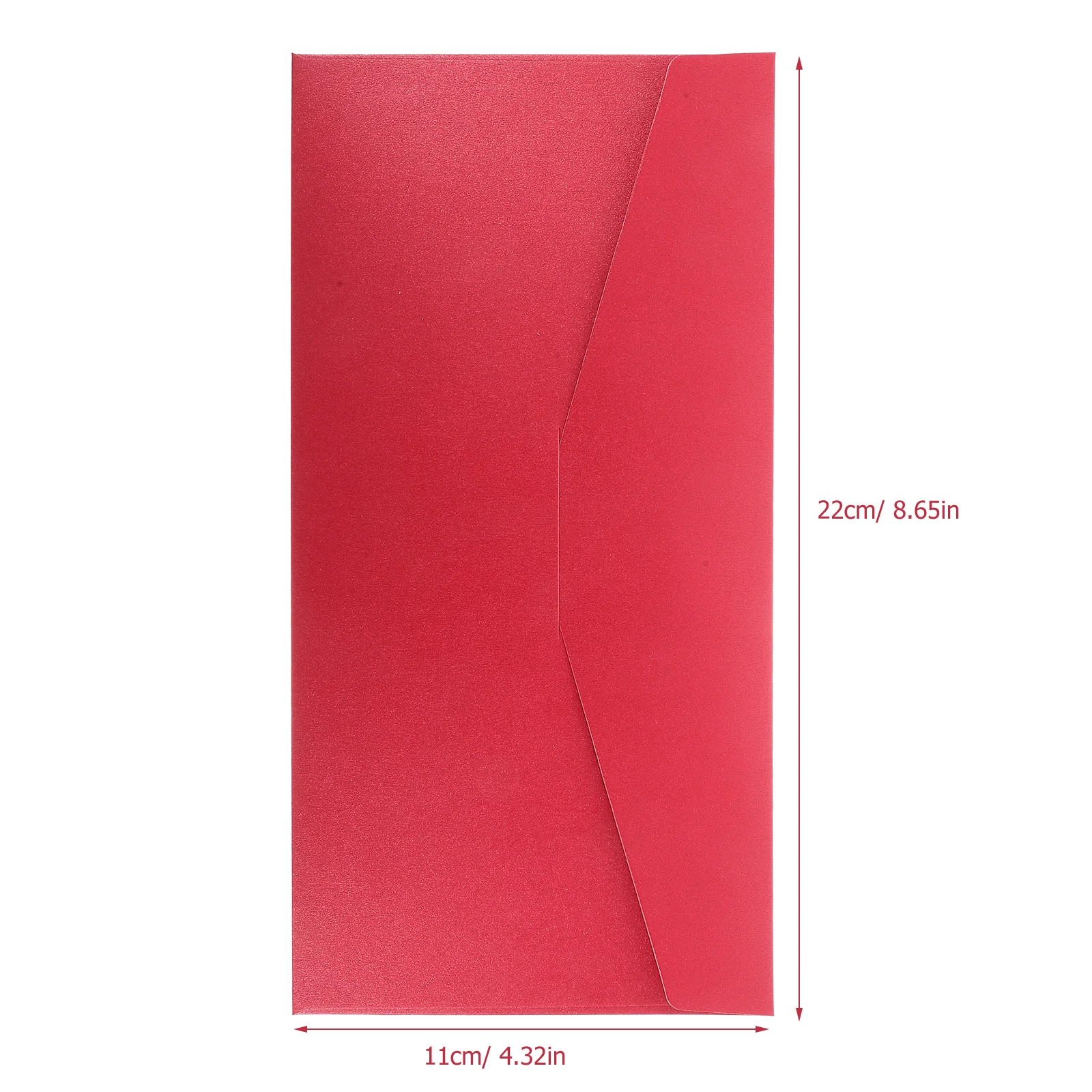 25 Pcs Festive Red Envelope Wedding Decor Delicate Card Envelopes Bronzing Empty
