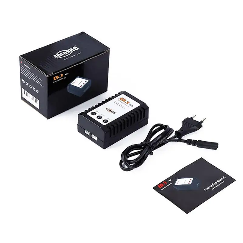Imagem -05 - Carregador de Bateria de Equilíbrio Ac100v240v Imax b3 Pro Compacto 10w 2s 3s Lipo Carregador de Fonte de Alimentação para Helicóptero rc Bateria Lipo ue Eua
