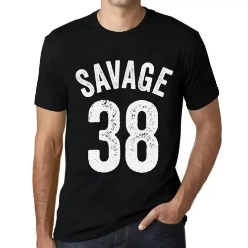 Heren Grafisch T-Shirt Wilde 38 – Savage 38 – Cadeau voor 38ste Verjaardag 38ste