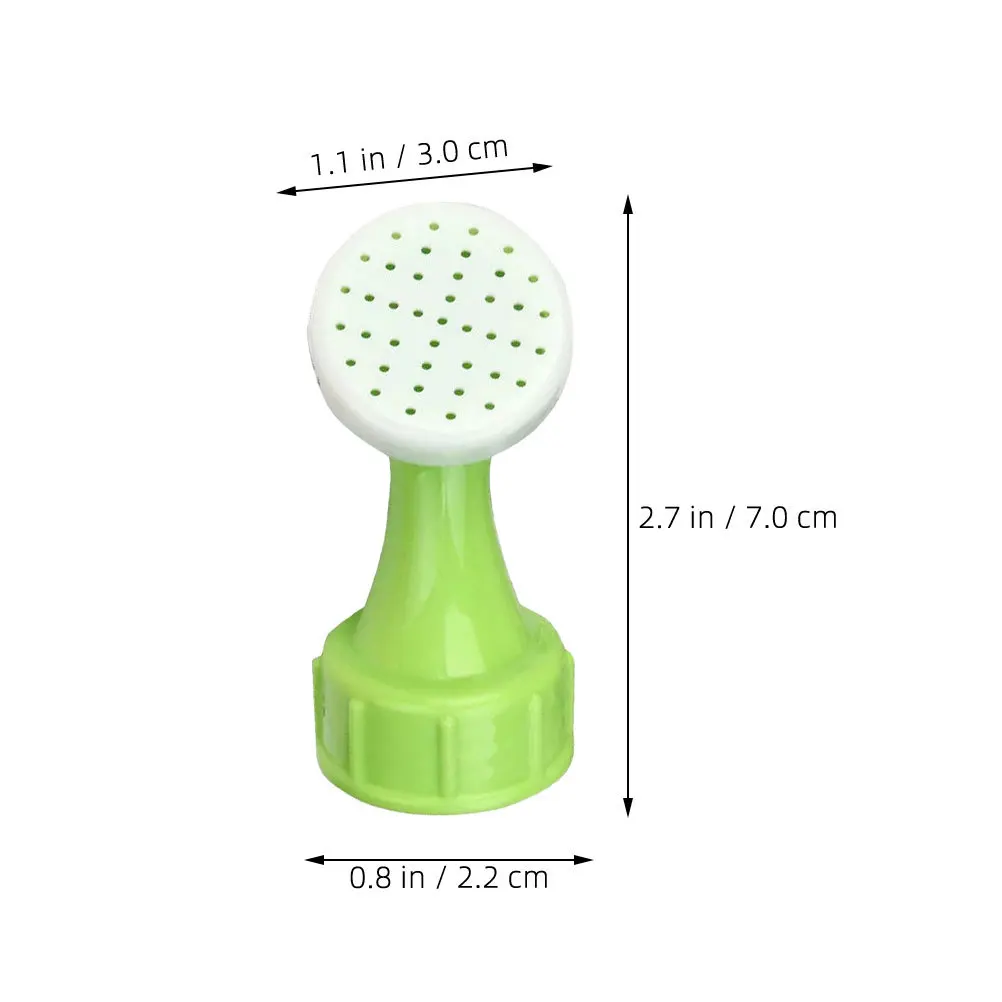 Cabezal de aspersor de lata para botella, boquilla de pulverización de plástico, herramienta de riego de jardín portátil, aspersores de agua, cabezal de regadera, 4 Uds.