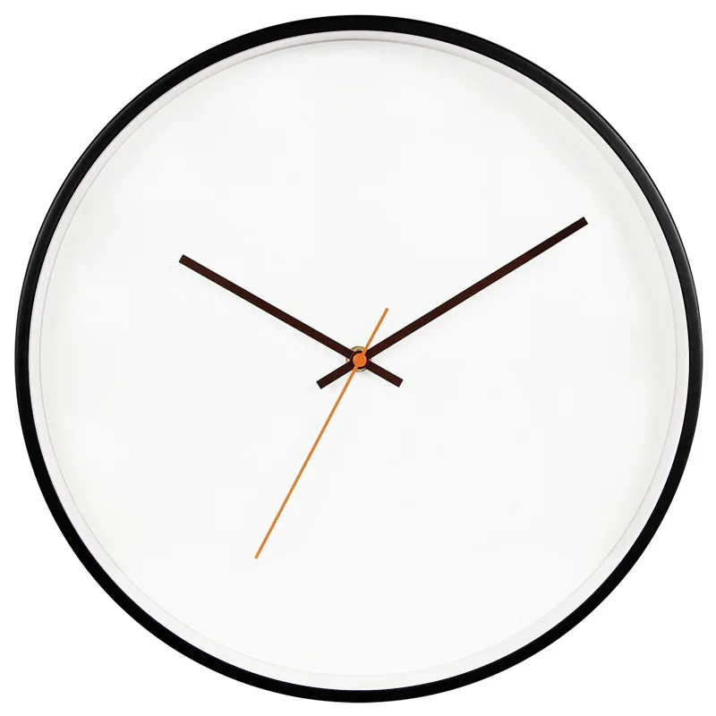 14 Inch Wall Clock Mechanical Vintage Home Decor Simple Hanging Timepiece Living Room Bedroom Ornaments Modern Decoration