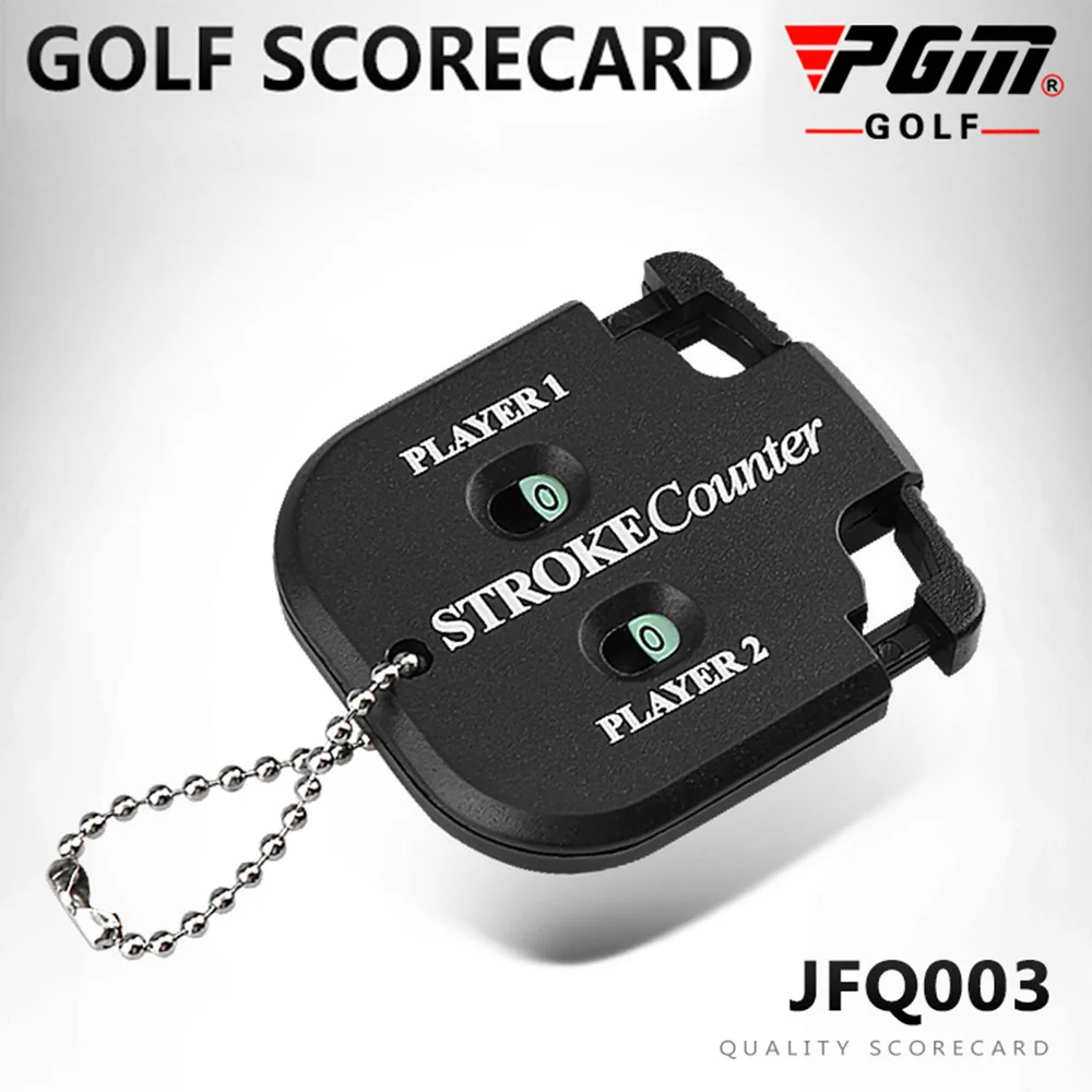 PGM Golf Score Counter Mini Handy Shot Stroke Putt Count Two digrigning Keeper con portachiavi Golf Training Aids Accessorie