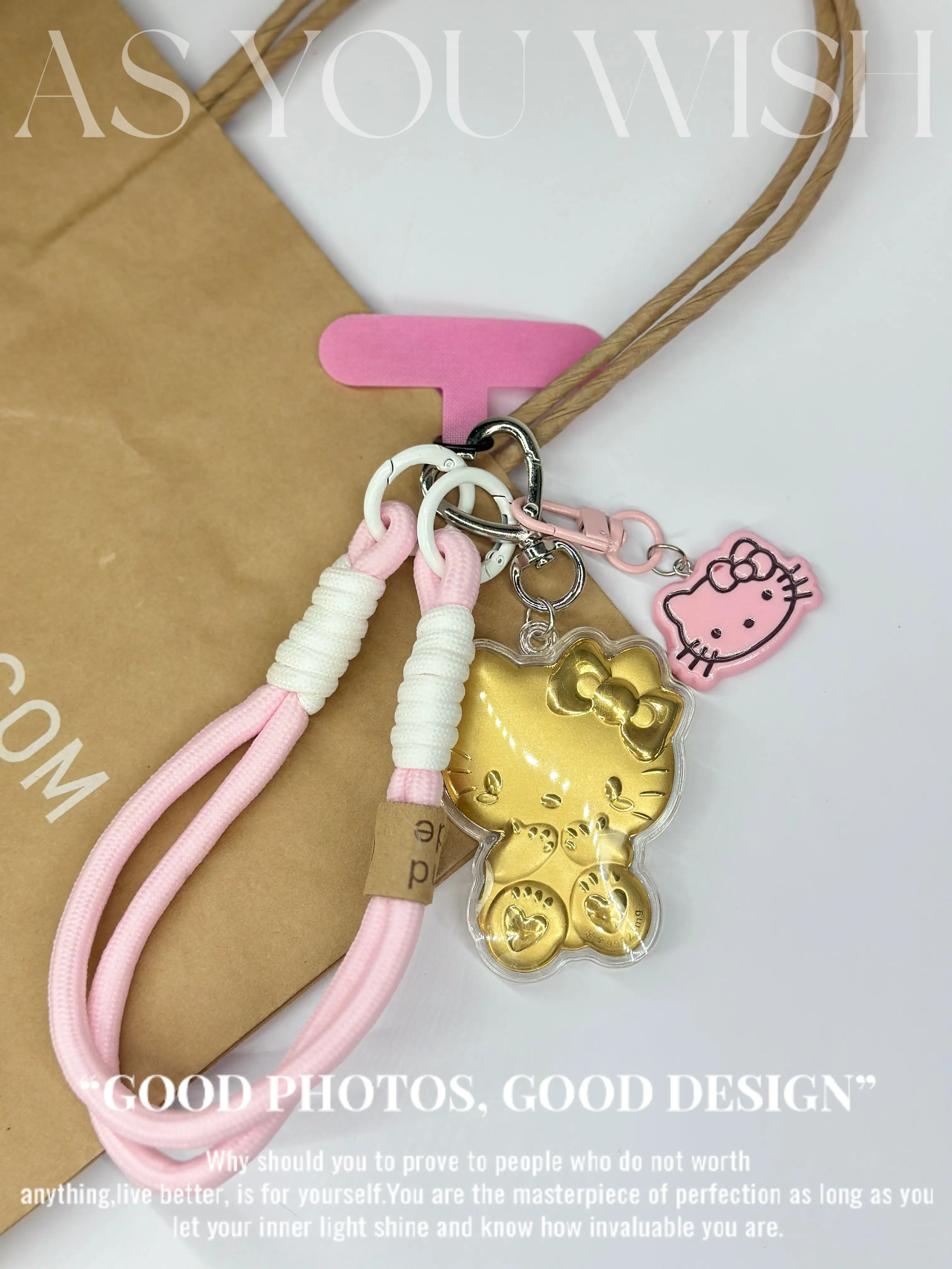 2025 신상 우븐 로프 키체인 가방 장식 키홀더 한국 스타일 나비 매듭 비즈 하트 태슬 폰케이스 가방 Y2k