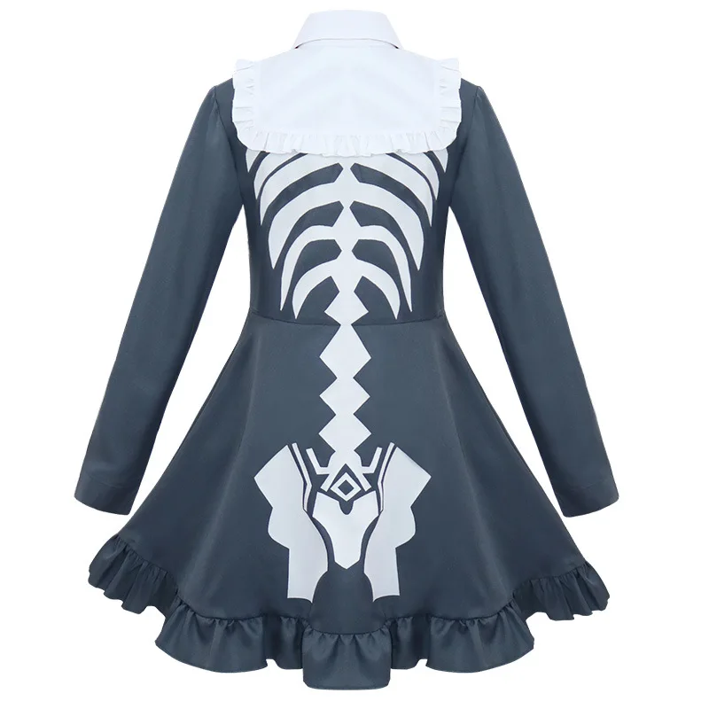 3pcs Danganronpa Another Episode:Ultra Despair Monaca Towa Women Dress Cosplay Costume Anime Monaka Monaca Towa Dress-up C138K21