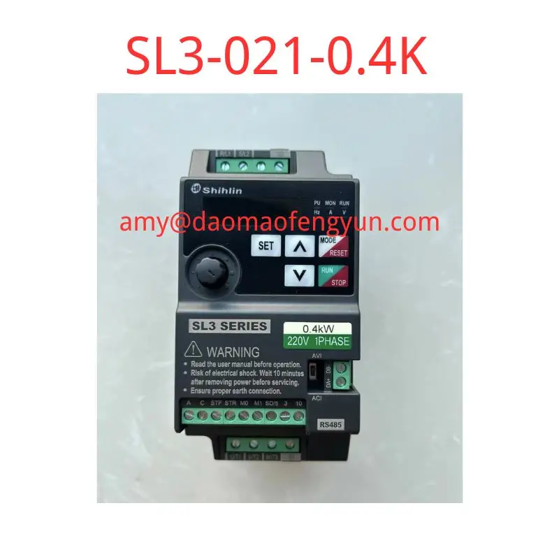 Brand  new  SL3-021-0.4K  Inversor  Shihlin 220V 0.4KW    fast   shipping