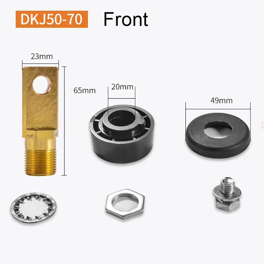 1Pcs Quick Connector Tool Fast Connector Socket Front/Rear Panel Single Plate Welding Machine European Rear Plate DKJ10-25 35-50