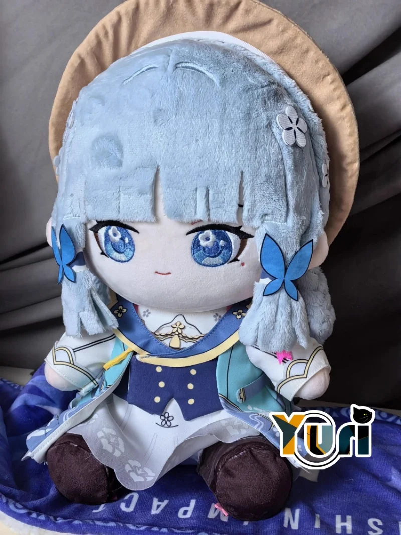 Game Genshin Impact Kamisato Ayaka 30cm Plush Doll Toy Change Clothes Suit Anime Cosplay Cute Props C