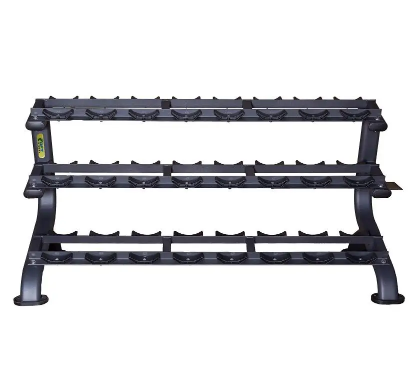 DFT Gym equipment KJ-1263 3 tiers dumbbell rack