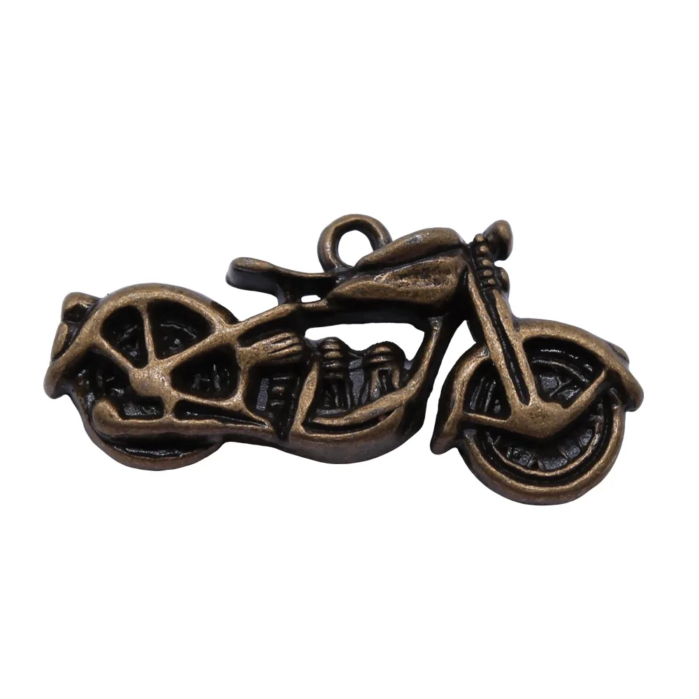 5pcs 34x16*8mm Charms Motorcycle Scooter Autocycle Pendants Antique Jewelry Making DIY Handmade Craft