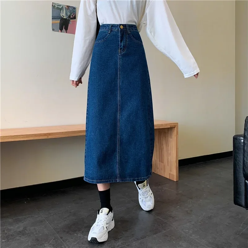 Cheap wholesale 2021 spring summer new fashion casual sexy women Skirt woman female OL mid length skirt  jean skirts Vy6125