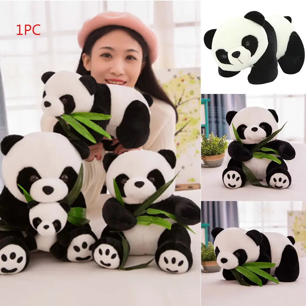 9/10/12/16cm birthday kids baby Soft cloth Toy Cute Cartoon Pillow Stuffed Animals Plush Panda Present Doll