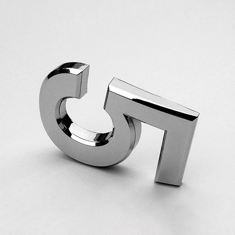 High-grade 3D Three-dimensional Acrylic Digital Number Metal Digital Electroplating Sign Hotel Number Number Number Plate