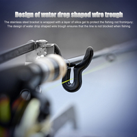 LEO Fishing Rod Pole Support Adjustable Clamp Fishing Rod Holder Stainless Steel Telescopic Railing Mount Boats Accessories