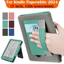 Case For Kindle Paperwhite 2024 12th Generation and Colorsoft 7 Inch Model No. SA569P SA568B Magnet Smart Cover Pouch 7”