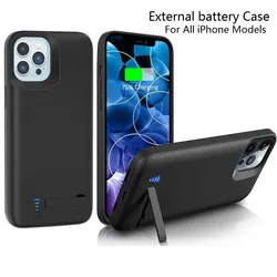 10000mAh Battery Charger Case Powerbank For IPhone 6 7 8 SE X XS XR 11 12 13 14 15 16 pro Backup External Phone Charging Case