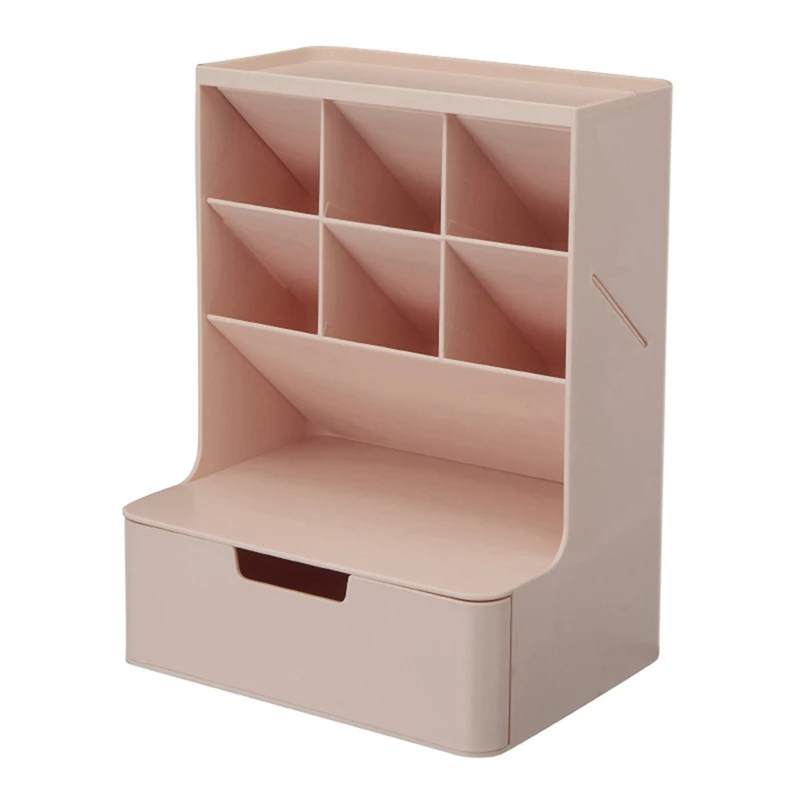 MELBoîte de rangement multifonctionnelle pour fournitures de bureau, porte-stylo, multicouche, anti-poussière