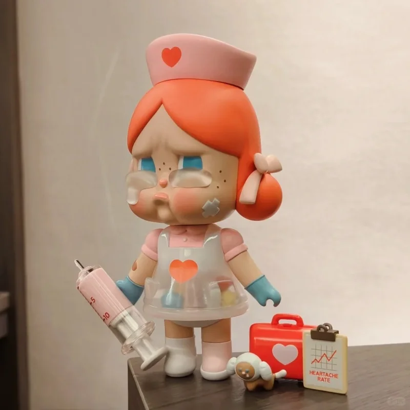 Hot In Stock Anime Figure Crybaby Nurse Singapore Limited Series Model Pvc Doll Cute Action Figure Collectible Toy Birthday Gift