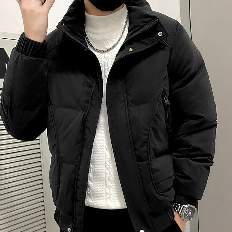 High Quality Winter Coat for Men Trend 2024 Novelty In Joker Aesthetic Fast Delvery Clothing Fashion Quilted Padded Jacket Man