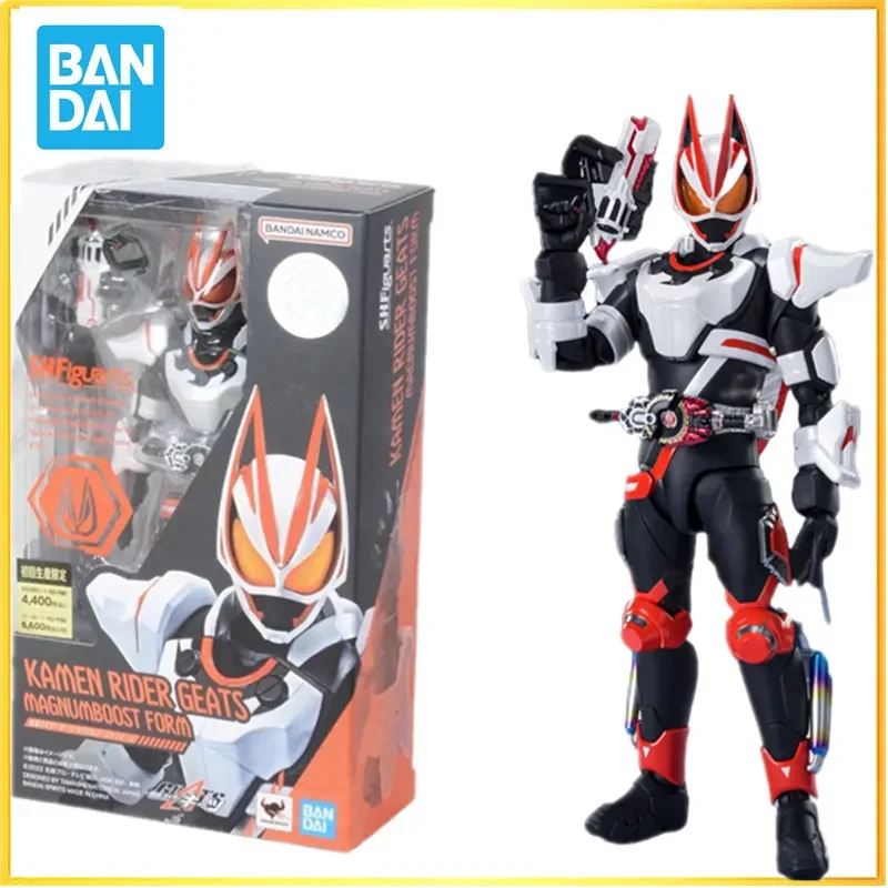 

In stock Bandai Original Anime Figure Model SHF KAMEN RIDER GEATS Magnum Thruster Configuration Action Figure Toys