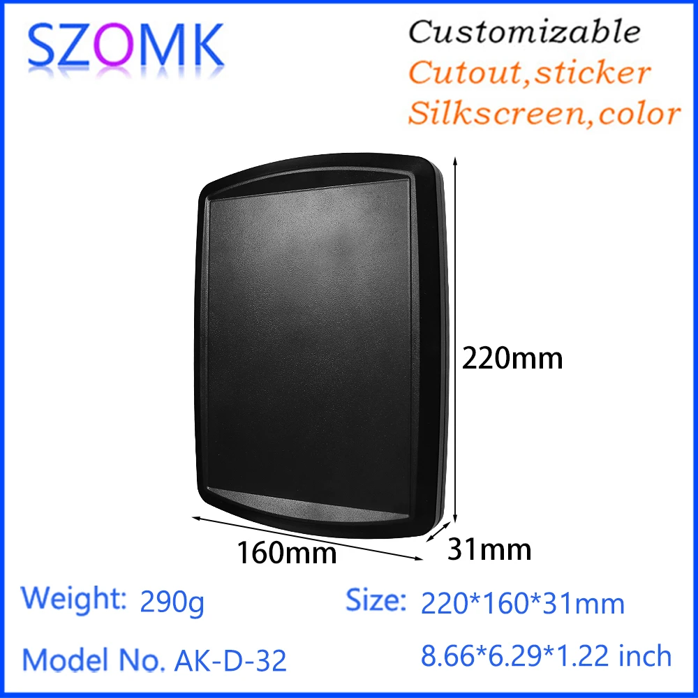 Diy Connector Desktop Project Cases Abs Desktop Circuit Board Plastic Enclosure Pcb Desktop Enclosure 220*160*31MM