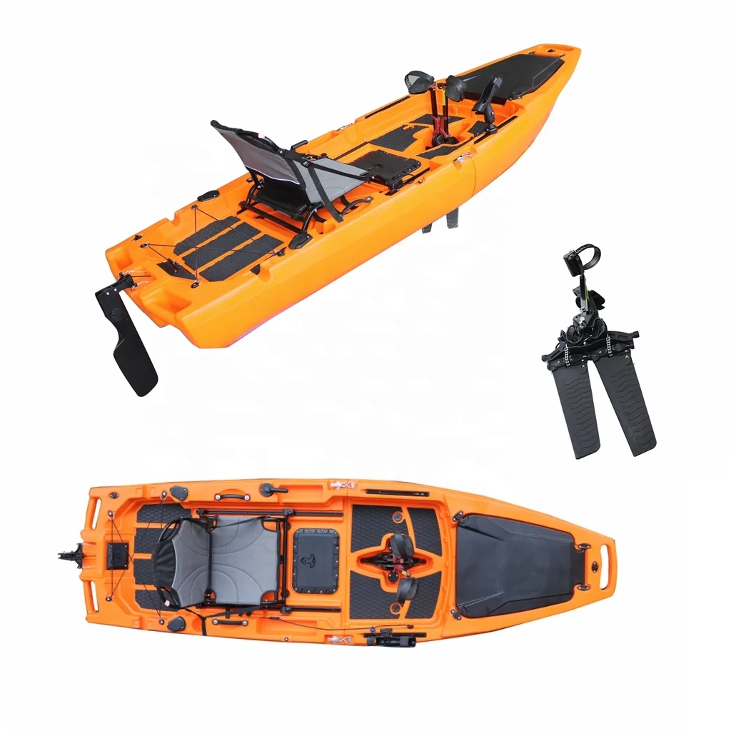 

Vicking New Arrival 14FT Modular Fishing Fins Kayak For Sale Pedal Kayak 3 Section Detachable Kayak Lldpe Plastic 3 Years Canoe
