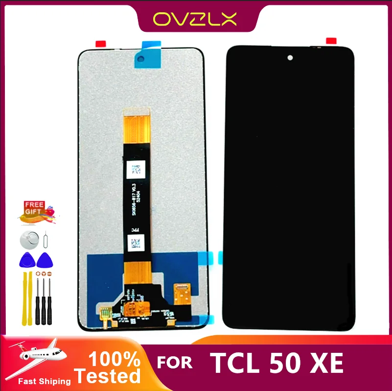 

Original Tested 6.6" For TCL 50 XE 5G LCD Display With Touch Screen Digitizer Full Assembly For TCL 50 XE 50XE LCD Repair Parts