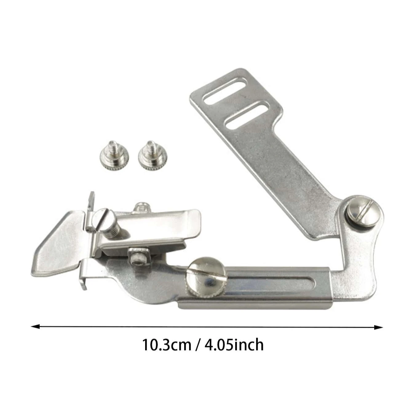 Sewing Seam Guide Presser Foot Fine Tucker Gauge DIY Tool Adjustable with Screwdriver for Industrial Sewing Machine
