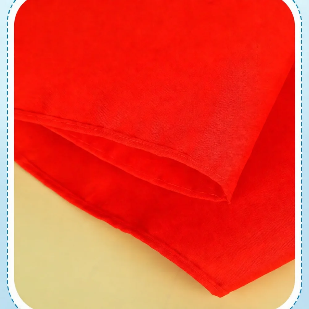 Premium Red Scarf For Youth Primary School Uniform Durable Thickened Cotton Fabric Students Daily Essential Accessory