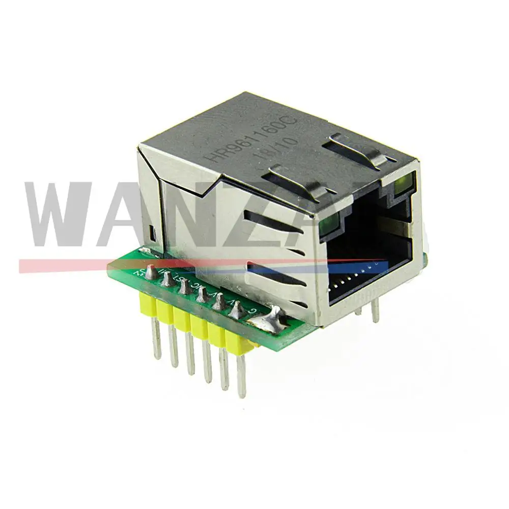 USR-ES1 W5500 Ethernet network module hardware SPI to LAN/ Ethernet TCP / IP 51 / STM32 microcontroller program over W5100