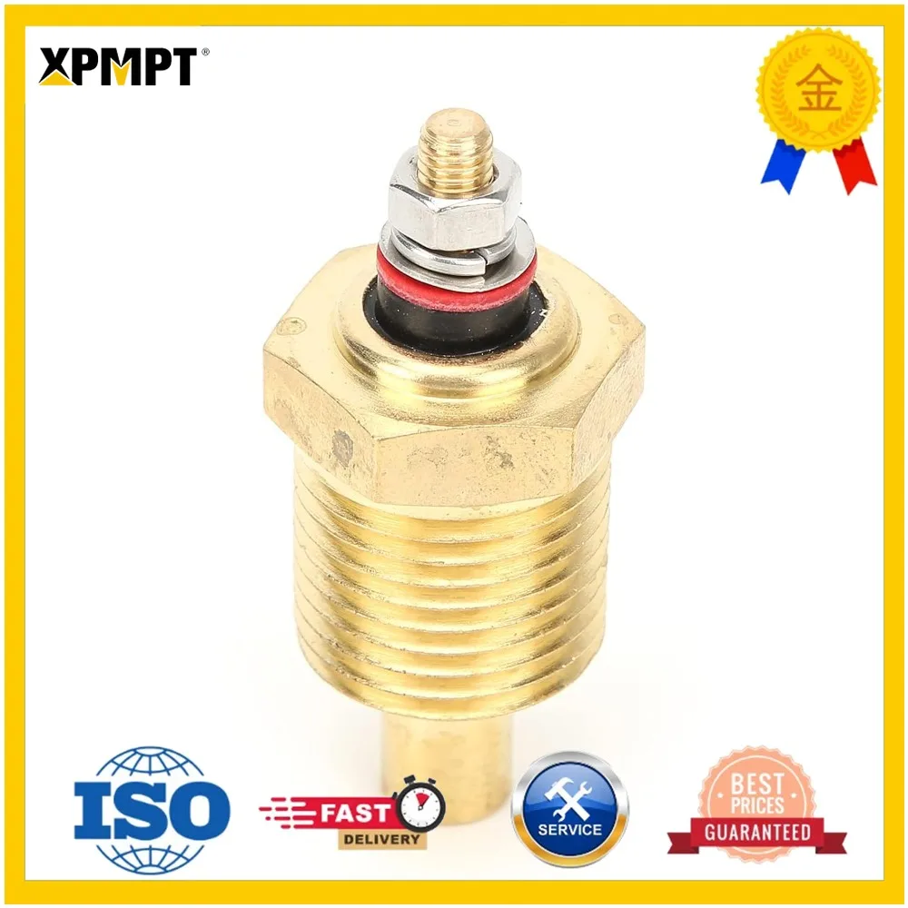 Water Temperature Sensor Engine Monitoring Component For Excavators - 6 36V Operating Voltage - Steel Shell Construction - Rep