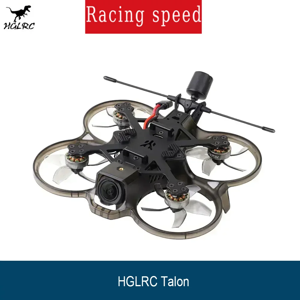 

HGLRC Talon 2 Inch Cinewhoop FPV O3 HD Drone SPECTER 15A AIO 1303.5 5500KV Motor Mini Aerial Video RC Quadcopter Flying Toy