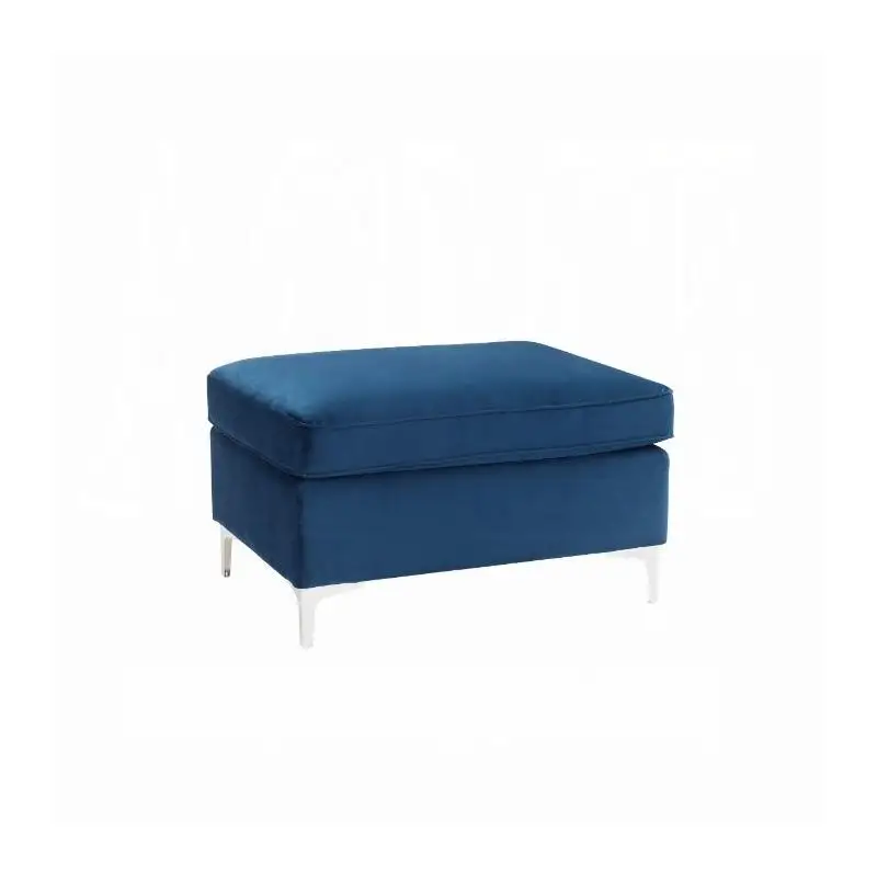

Blue Velvet Modular Ottoman