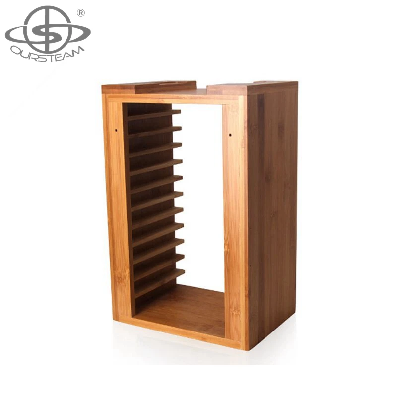 

Бамбуковая многофункциональная подставка для хранения компакт-дисков, комплект полки для PS4