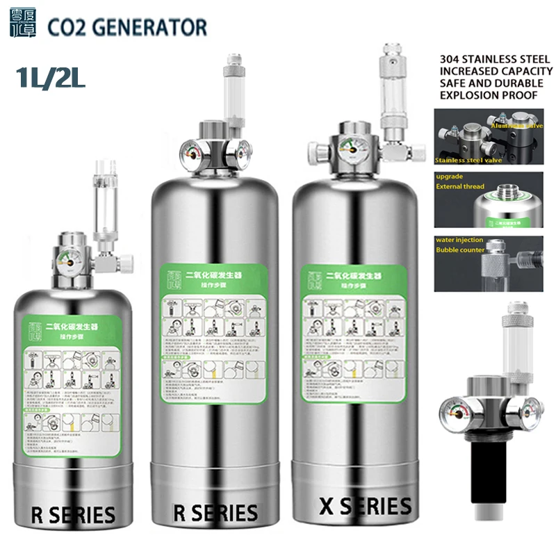 ZRDR Aquarium CO2 Generator System Kit Fish tank aquatic plant