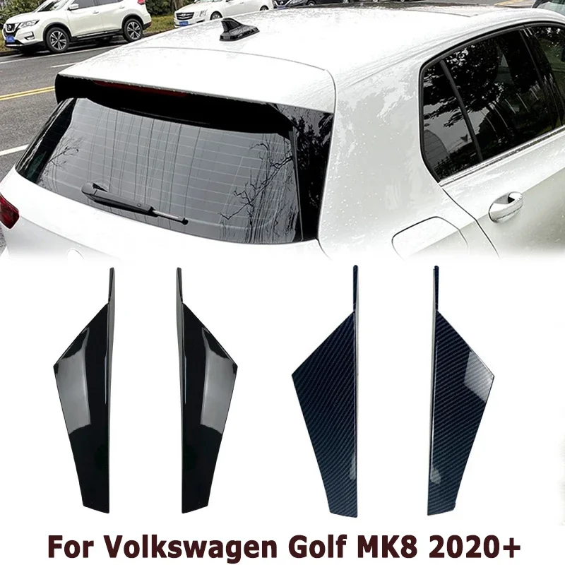 

Car Rear Side Spoilers for Volkswagen VW Golf8 MK8 2020+ Rear Window Side Tail Wing Splitter Exterior Tuning Car Accessories