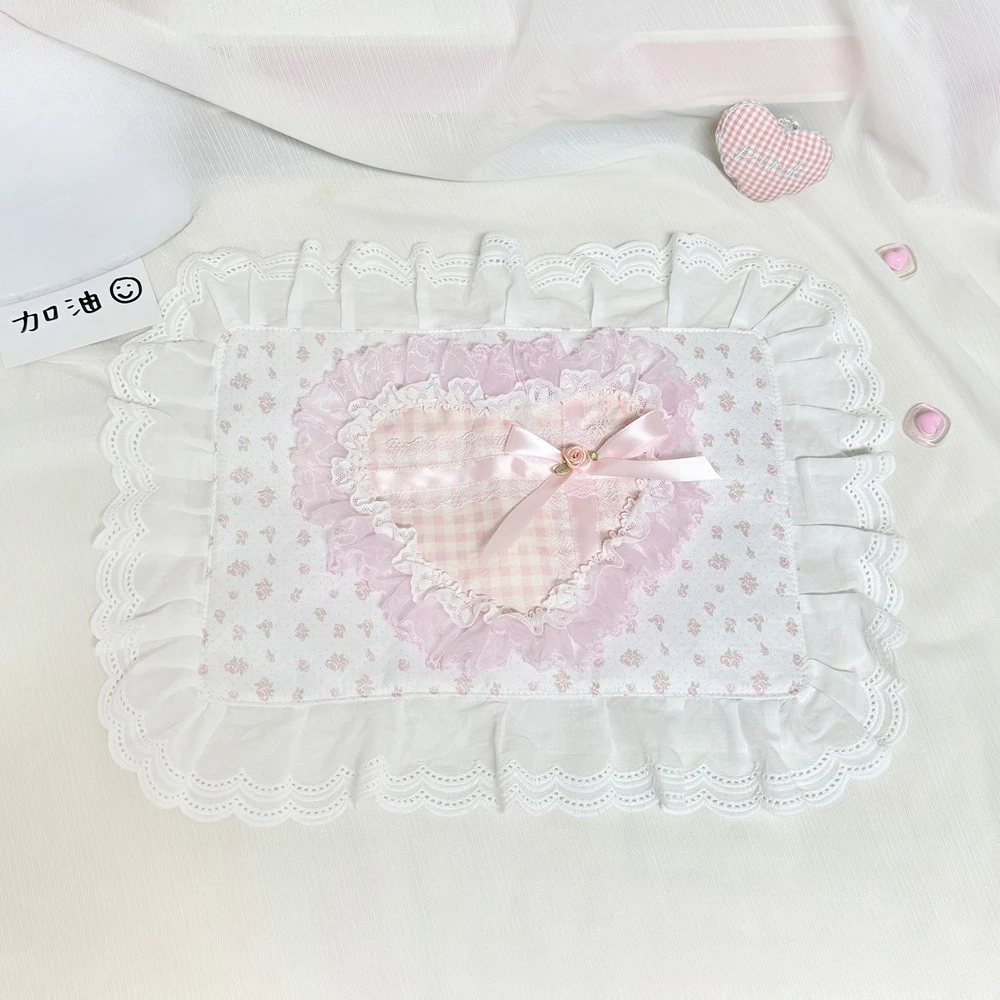 Vintage Lace Coaster Table Cloth Lace Tablecloth Embroidery Placemat Decoration Background Table Mat Desktop Decoration