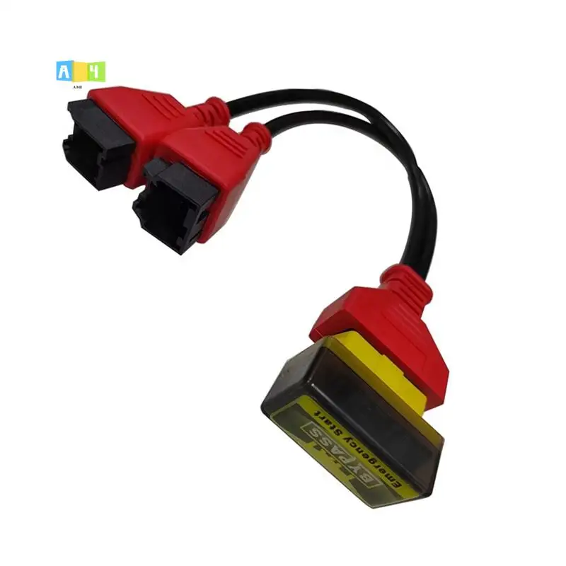 

A04E-For FIAT Bypass Emergency Start Plug Start Immo Off Car Repair OBD2 Bypass For Chrysler 12+8 SGW Cable