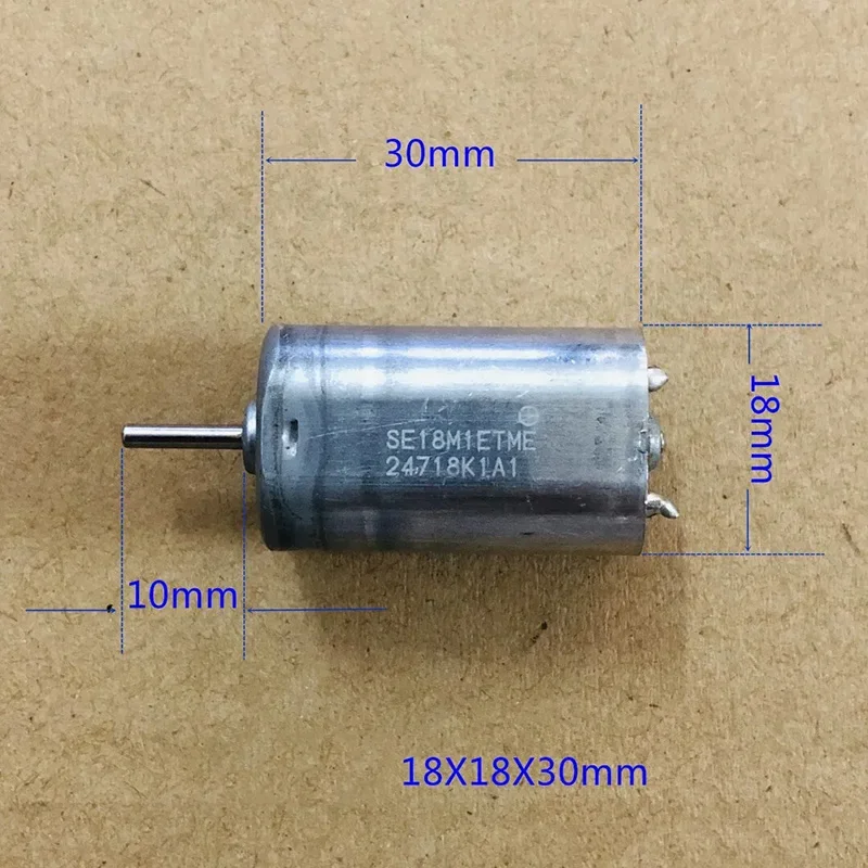 Minebea Micro 18MM*18MM 6-Pole Rotor Square Motor DC 12V 18V 24V 6400RPM Large Torque Mini Motor DIY Hobby Toy Model