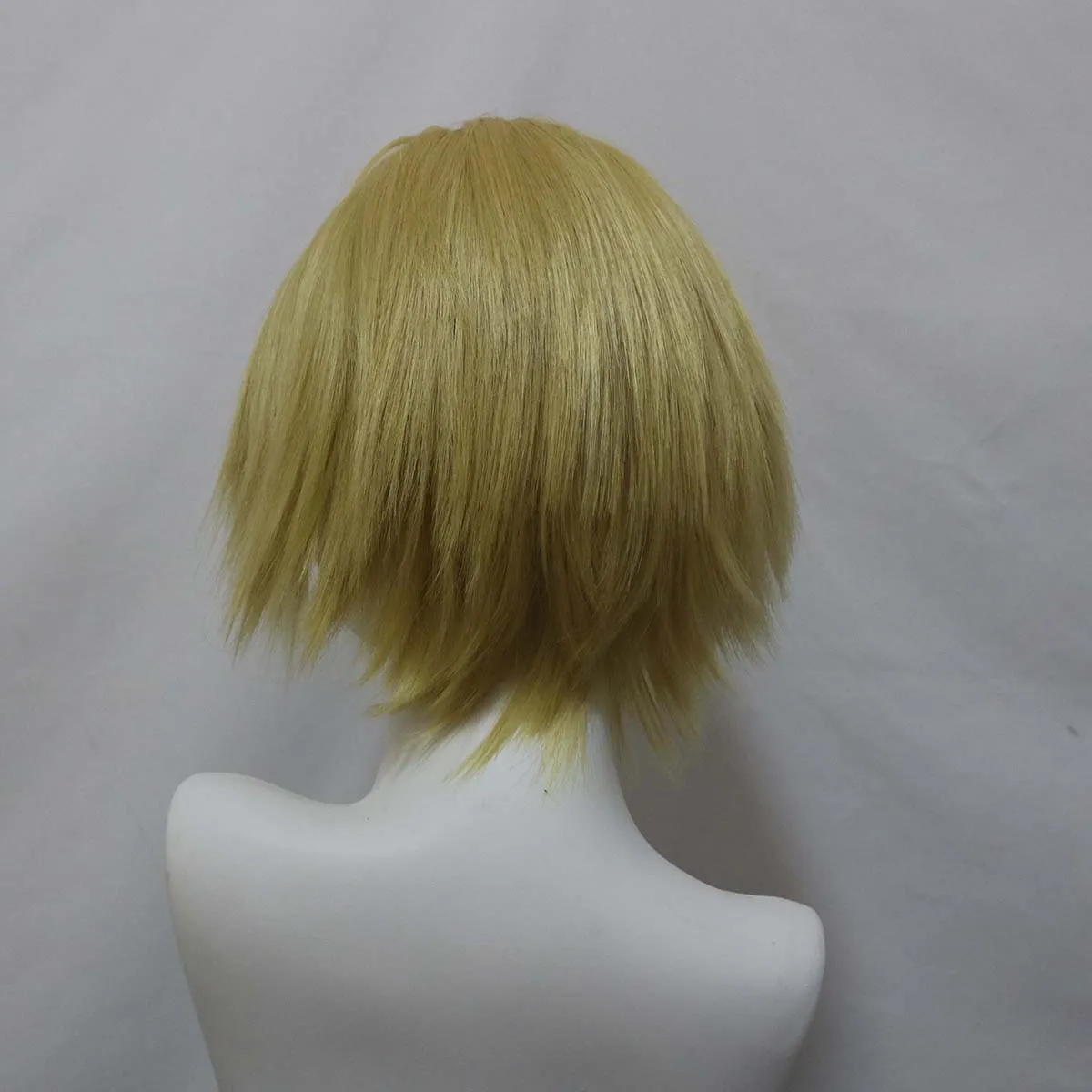 Homens Anime Sakamoto Days Shin Asakura Cosplay Loira Amarelo Peruca de Cabelo Curto