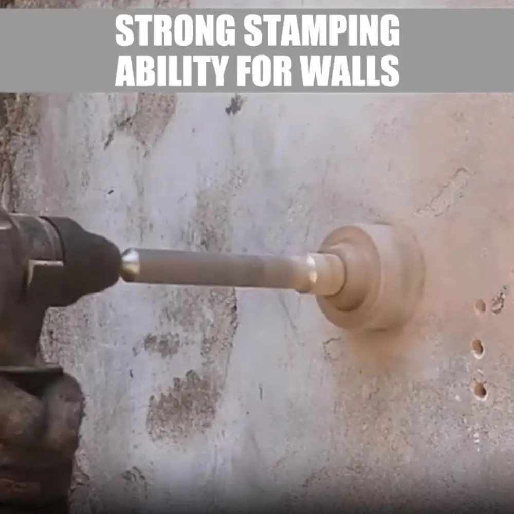 

Cemented Carbide Electric Hammer Drill 9-piece Set No Slipping High Efficiency Brick Wall Openings Precision Trimming