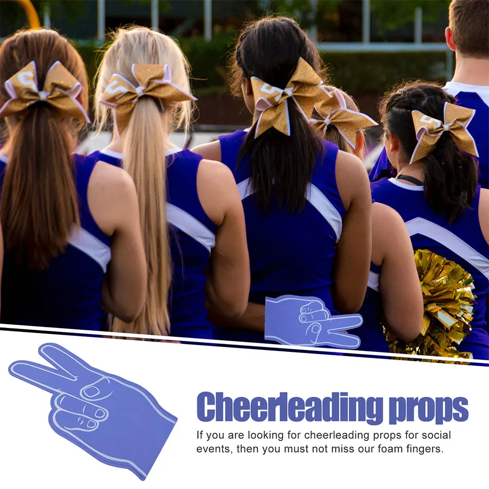 

6Pcs Foam Fingers Eva Soft Foam Hands Cheer Props Sports Event Party Favors Sports Fan Supplies Pointer Finger